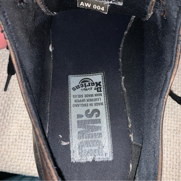 Vintage Dr Martens AirWair 8651 Brown Leather Oxford 90’s Chunky Y2k Indie sz 6 - Picture 12 of 15